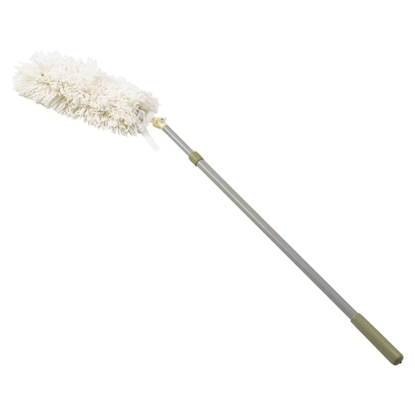 Overhead Dusting Tool, Angled Head, 51"L Handle GY, PK 12